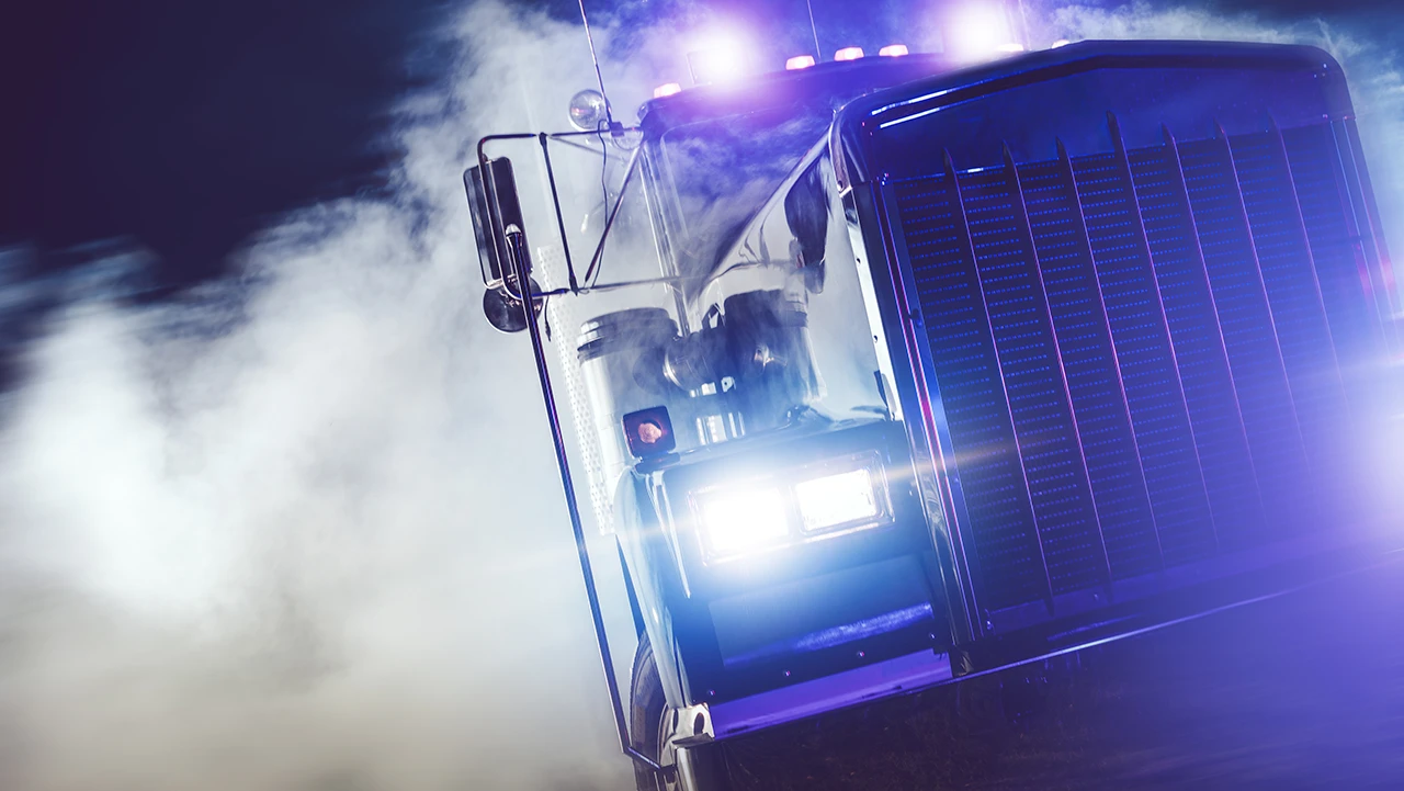 Eighteen-wheeler crash aftermath — California truck accident claim