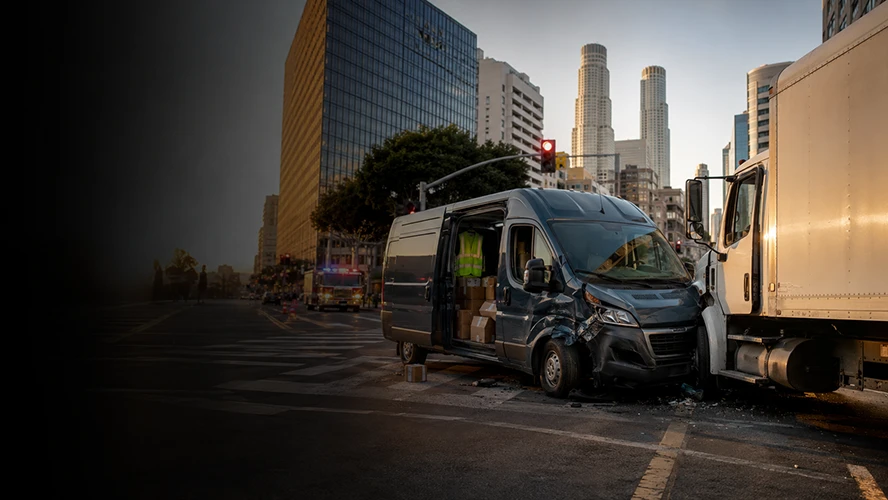 Delivery worker protected after commercial vehicle collision — LA Accident Firm